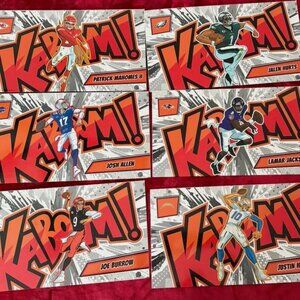 2025 Panini Absolute Football Calendar OVERSIZED KABOOM! Collection COMPLETE SET